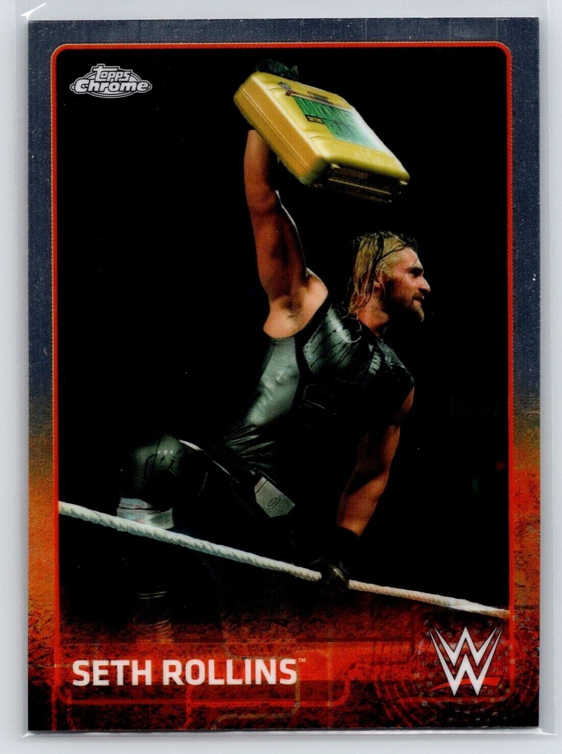 Seth Rollins 2015 Topps Chrome WWE #63 RAW Superstar Wrestling Card