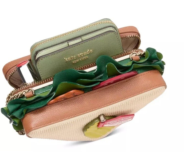 Bolso Bandolera Kate Spade Glamwich Sandwich Adornado Micro Novedad Nuevo con Etiquetas Foto 2 de 4