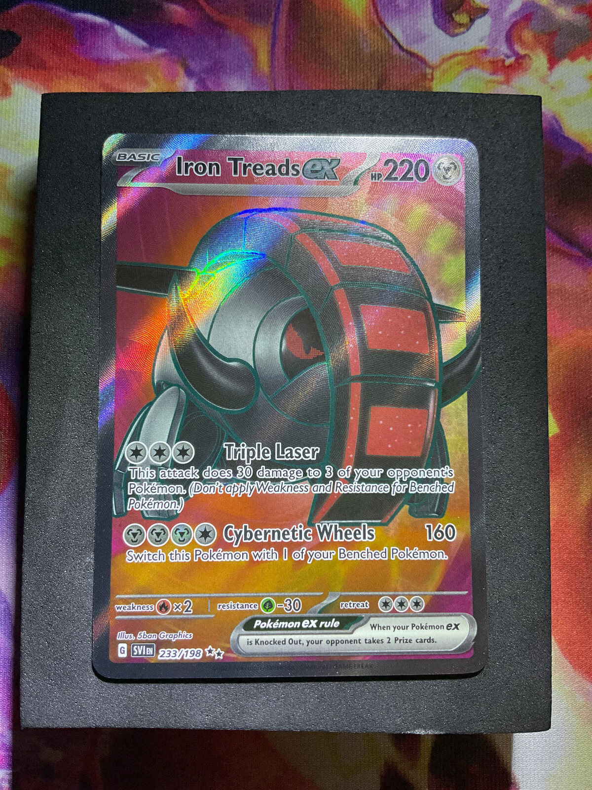 Iron Treads ex - 233/198  Ultra Rare Scarlet & Violet Base Set Pokemon TCG NM