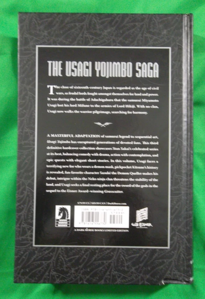 The Usagi Yojimbo Saga Book 3 Limited Edition Hardcover Stan Sakai - Image 2 of 4