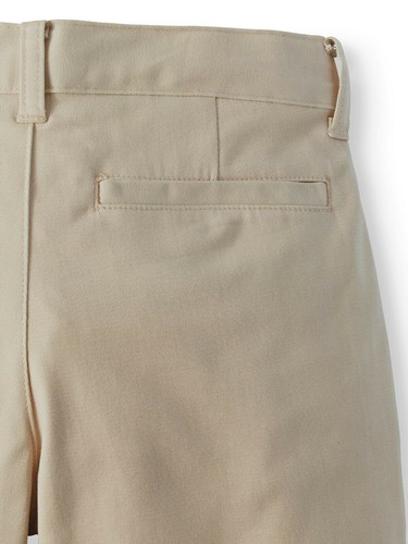 Wonder Nation Shorts Boys Size 8 Khaki School Uniform Super Soft Flat Front --G1 - Picture 4 of 4