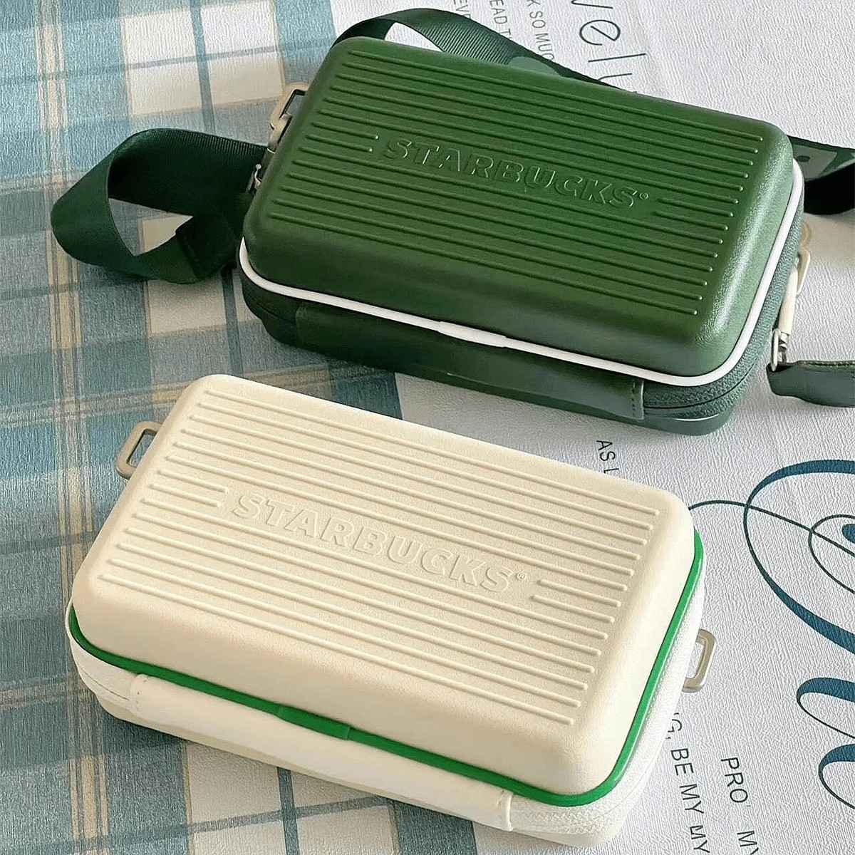 中国スターバックス限定　ミニスーツケース Mini-suitcase Portable Boarding Case Travel Case Starbucks