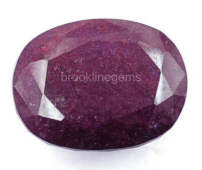 Natural Oval Cut Red Ruby 3304.5 Ct Earth Mined Africa Certified Gemstone 5ARN