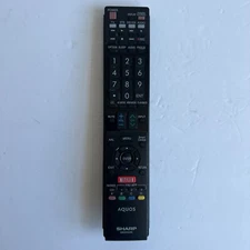 Sharp AQUOS GB004WJSA Smart TV Remote Control Black Netflix - USED