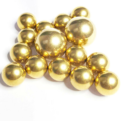 Solid Genuine Brass Copper Beads Copper Balls 0.9 1 2 3 4 5 6 7 8 10 12 to 45mm