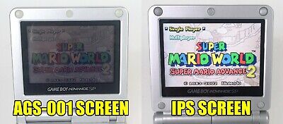 Gameboy Advance SP FunnyPlaying IPS 3.0 LCD Backlit Console PICK A COLOR  GBASP