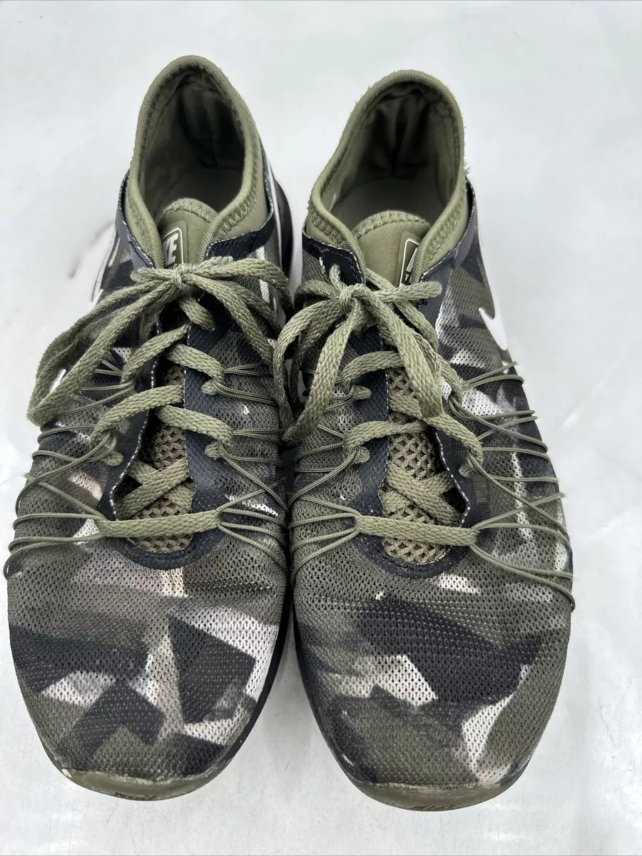 Nike camo top sneakers womens