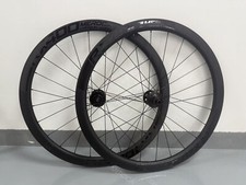 MEROCA 35/38/42mm Carbon Road Wheelset 700C Clincher Bicycle Wheels 6-Bolts Disc