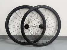 MEROCA 35/38/42mm Carbon Road Wheelset 700C Clincher Bicycle Wheels 6-Bolts Disc