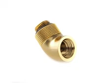 Bitspower G1/4" True Brass Rotary 60-Degree IG1/4" Extender
