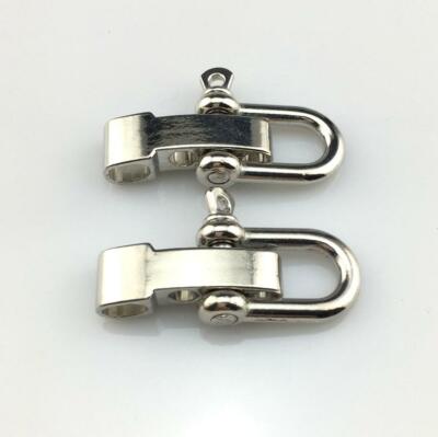U Stainless Steel Adjustable PARACORD BRACELET SHACKLES BUCKLES
