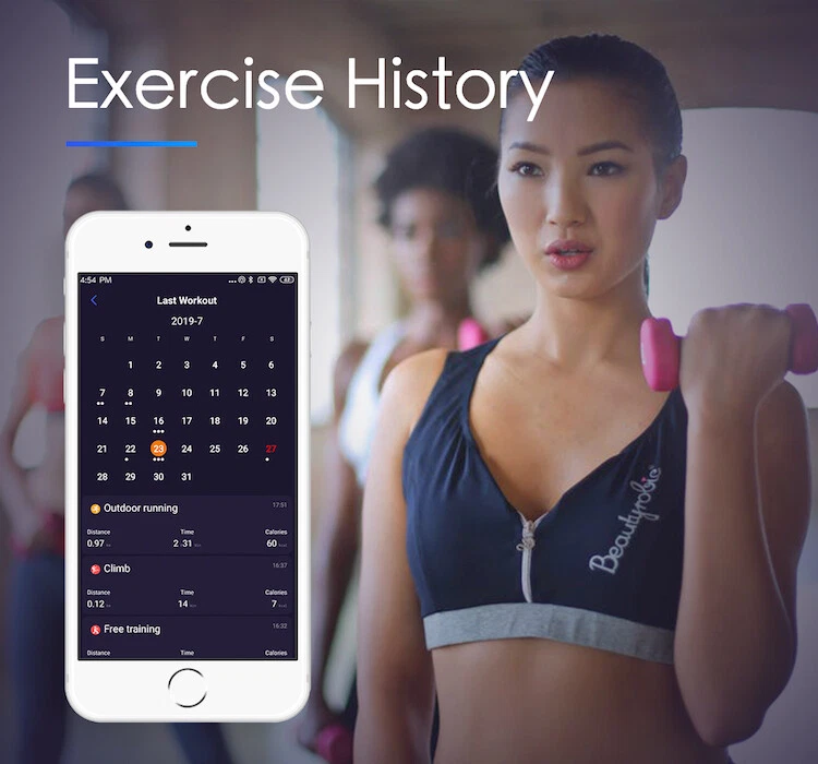 QualFit Bisz Fitness watch smart wristband T12 GPS tracker Sports smart bracelet - Image 2 of 4