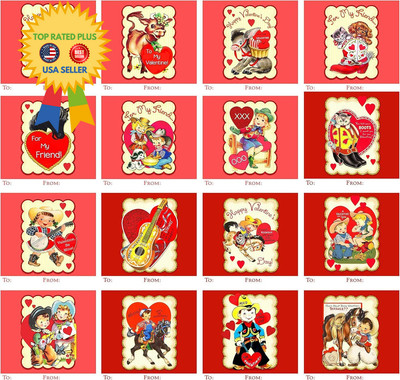 Silly Goose Gifts Howdy Partner! - Vintage Cowboy Themed Valentines Day Red 
