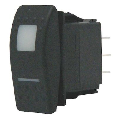 Carling Technologies Vjd1d66b-Asc00-000 Lighted Rocker Switch, Dpdt, 7