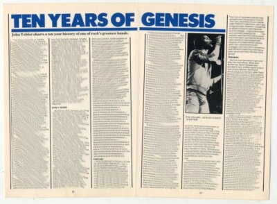 Genesis Book Article 1980