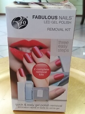 RIO FABULOUS NAILS LED GEL POLISH REMOVAL KIT Best Gel Removal Method