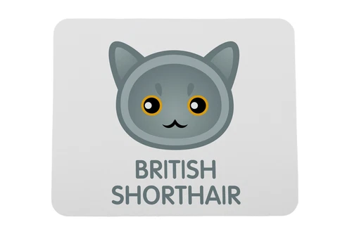 Brits korthaar onderzetter met kat Art-Dog