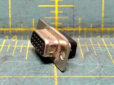 D-SUB High Density 15 Pin 3 Row Connector Plug for Male Contacts