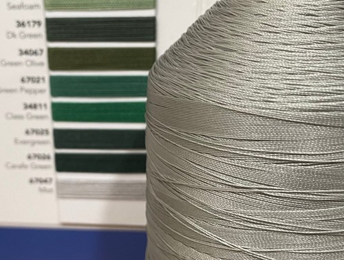 Amann Strongbond Bonded Nylon Thread B-69 T-70, 4ea/10.5oz. yds 2430 Mist Grey - Picture 4 of 7