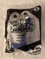 McDonalds Happy Meal Toy 2012 Power Rangers Super Samurai Blue  5 New