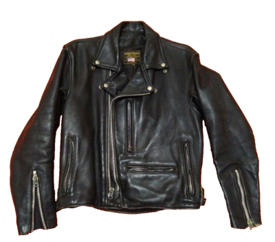 VANSON Dominator Leather Double Riders Jacket men Size 38 Color