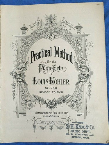 Lote de 3 libros de música antiguos de Ferdinand Beyer del siglo de antigüedad para piano - Imagen 11 de 12