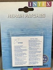 12 Pk Intex Vinyl Plastic Repair Kit Patches for Inflatable Swimming Pool