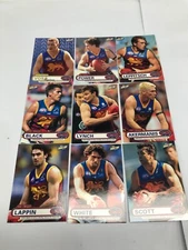 2001 ESP AFL Heroes Trading Card Base Card Team Set Brisbane (9)
