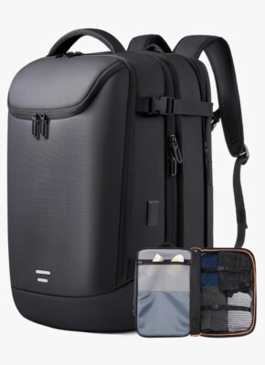 WONHOX Large Travel Backpack Carry on Flight Approved Laptop Work Business Backp