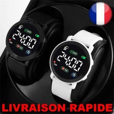 2PCS Montre Couple LED Homme