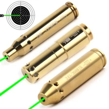 9mm/223/5.56MM/.243/308 Laser Bore Sight Green Dot Laser Bore Sighter Cartridge