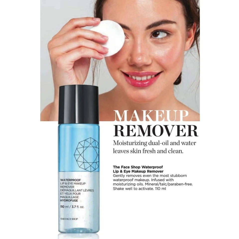 Removedor de maquiagem impermeável Avon The Face Shop olhos e lábios ~ 3,7 oz ~ ENVIO NO DIA SEGUINTE - Imagem 3 de 4