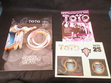 TOTO Through The Looking Glass 2002 Japan Tour Book Promo Sticker Flyer Lukather