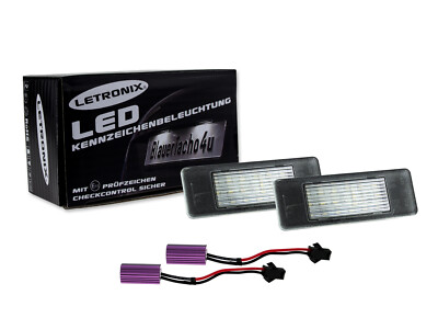 LETRONIX SMD LED Kennzeichenbeleuchtung Mercedes Benz Sprinter W906 E-Prüfzeiche