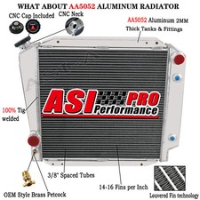 3 Row Aluminum Radiator For 1966-77 Ford Bronco Ford V8 Conversion Engine At 3 Row Aluminum Radiator For 1966-77 Ford Bronco Ford V8 Conversion Engine At