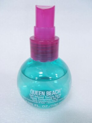 Tigi BED HEAD   QUEEN BEACH  Texture Spray Balinese Sea Salt infused Hair 3.4 oz