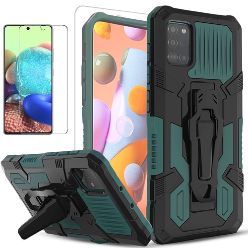Coque téléphone pour Samsung Galaxy A31 béquille + protection en verre trempé - Photo 5 sur 33