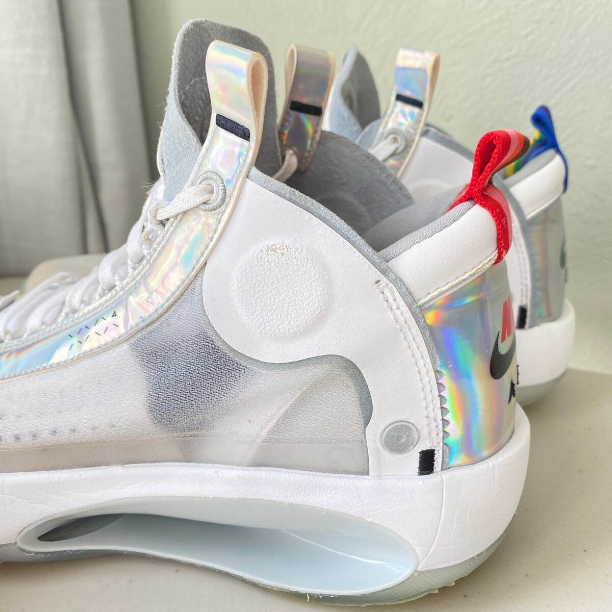 スニーカー NIKE Air Jordan 34 White llic Silver ss 20 2020 Nike Jordan 34 GS Unite Sneakers White Metallic Silver