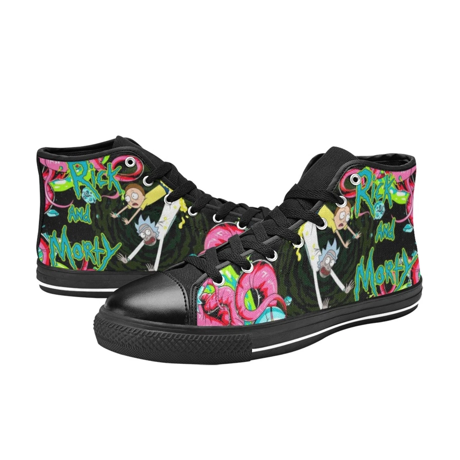 Rick and Rickandmorty  Men's Athletic High Top Sneaker