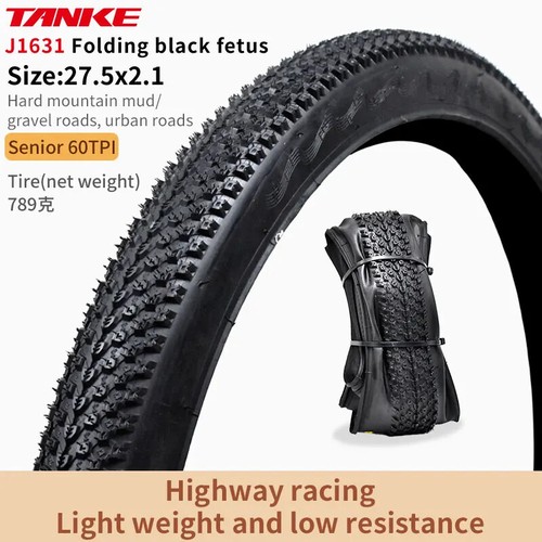 MTB Bicycle Foldable Gravel Tire Black/Yellow 60TPI Road BICYCLE Tire 26×2.25 - Picture 8 of 40
