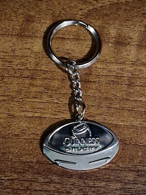Metal Keyring Key Ring Guinness & Rugby 🏉 Irish Beer Stout | eBay UK