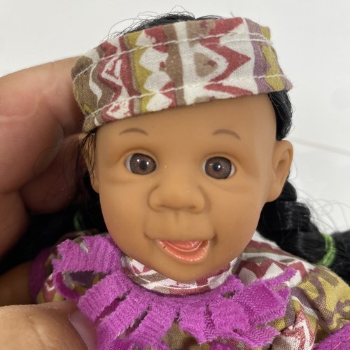 Native American Indian Doll 8” Vintage by GIGO Toys bebe girl… - Picture 3 of 5