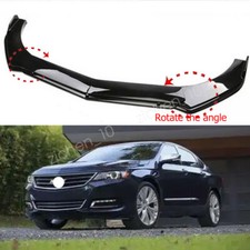Gloss Black Car Front Bumper Spoiler Lip Splitter Body Kits For Chevrolet Impala