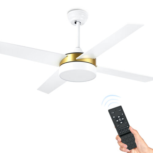 52" Ceiling Fan with Light and Remote Control 4 Blade Dimmable Memory Function - Picture 7 of 18
