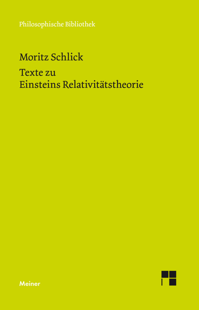 Thumbnail - Texte Zu Einsteins Relativitätstheorie | Moritz Schlick | Taschenbuch