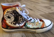 RARE CONVERSE All Star Chucks High Top Donut Doughnut Shoes US Girls Size 3