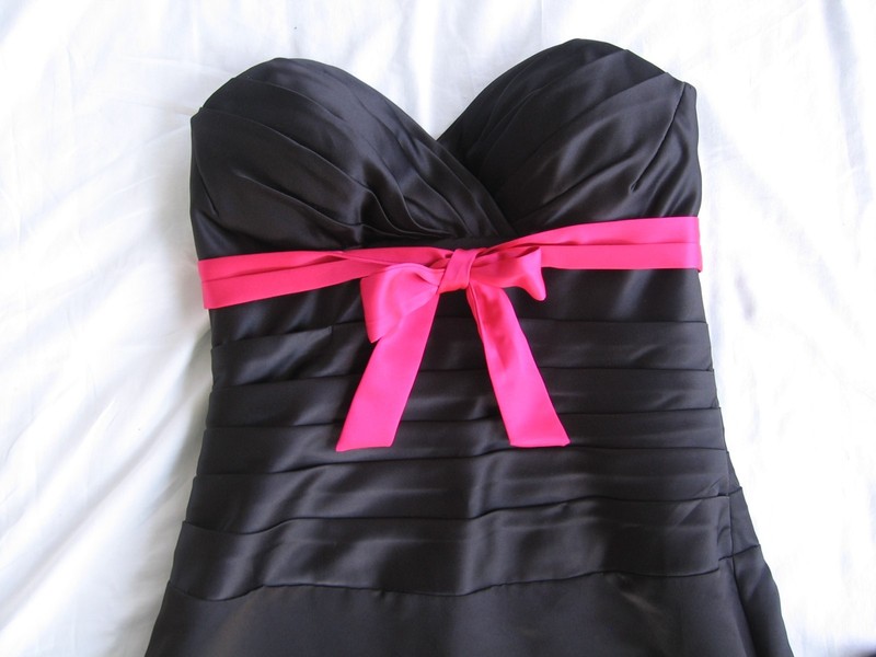 Alexia Designs  Strapless Black Formal Gown Prom  Size 10