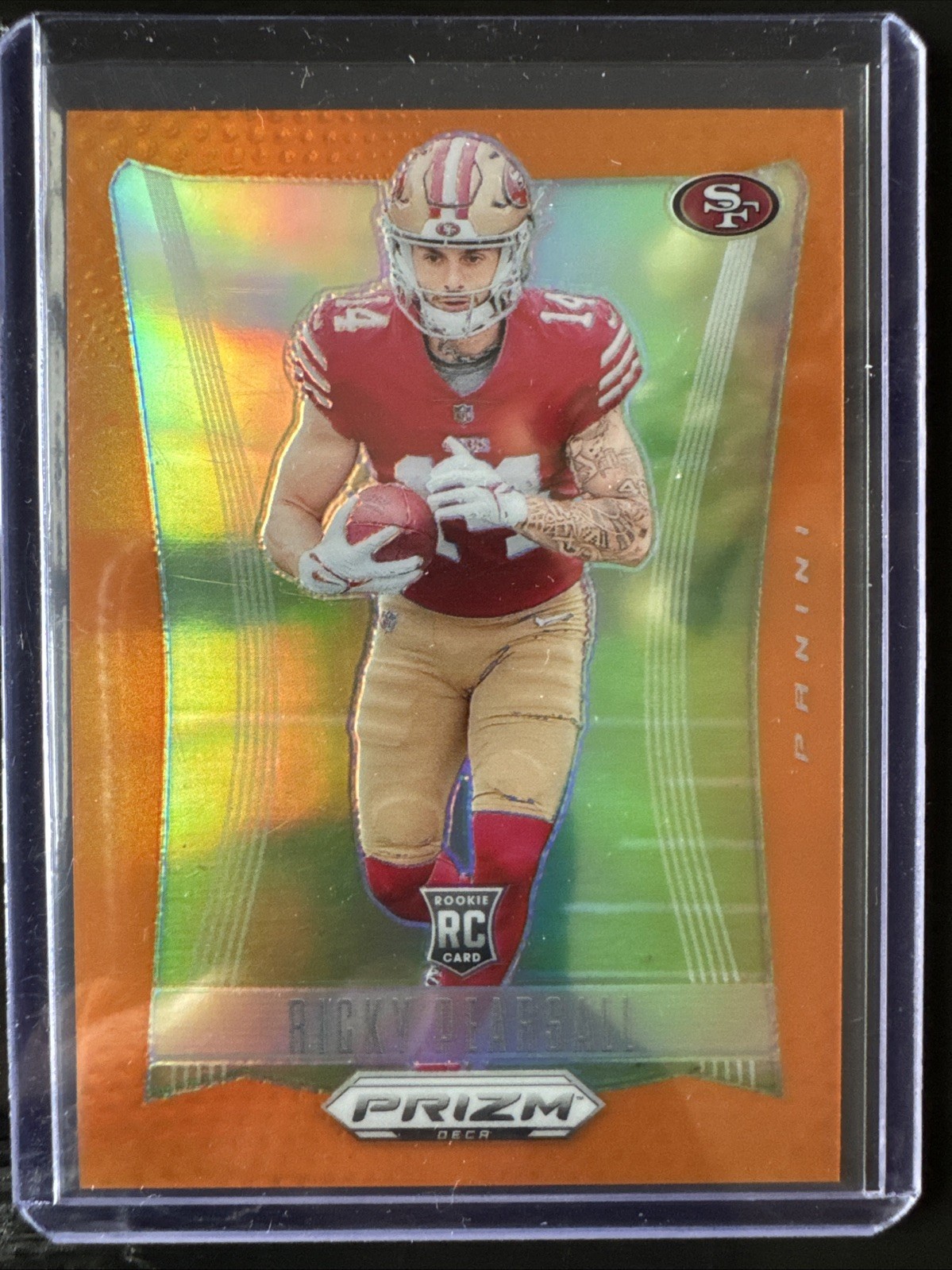 2024 Panini Prizm Deca Ricky Pearsall RC Orange /49 - San Francisco 49ers
