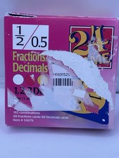 NEW 24 Game: 48 Fractions/Decimals Math Card Game- 192 Combinations
