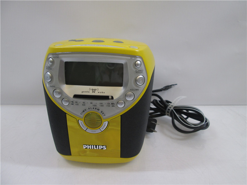 Philips AJ3957 17 CD Player Alarm Clock Radio Dual Alarm